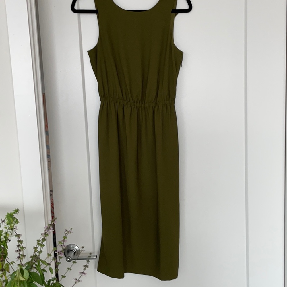 Jcrew midi button back dress - sz 0, NWT